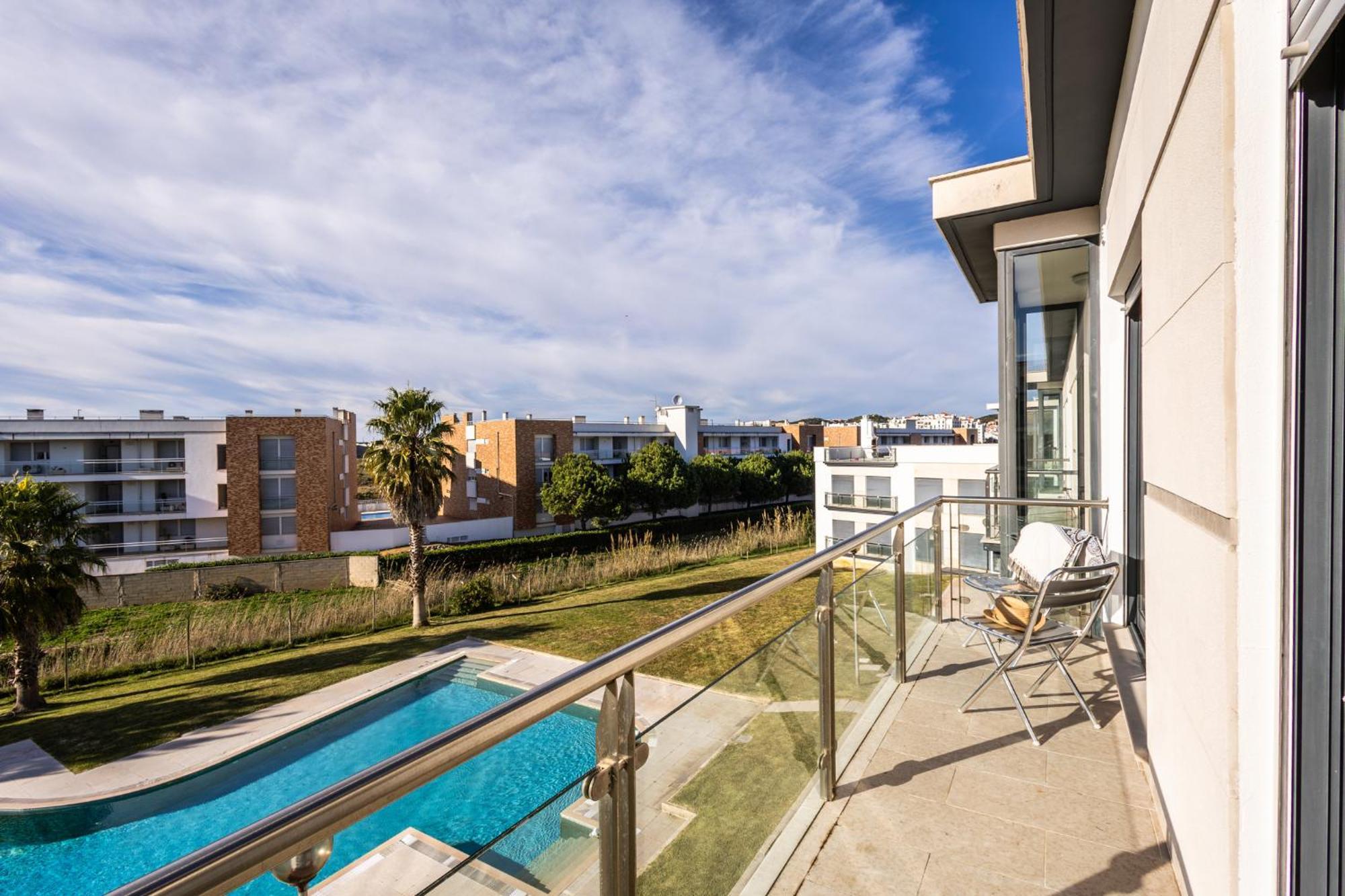 Ferienwohnung Estrela Do Mar São Martinho do Porto Exterior foto