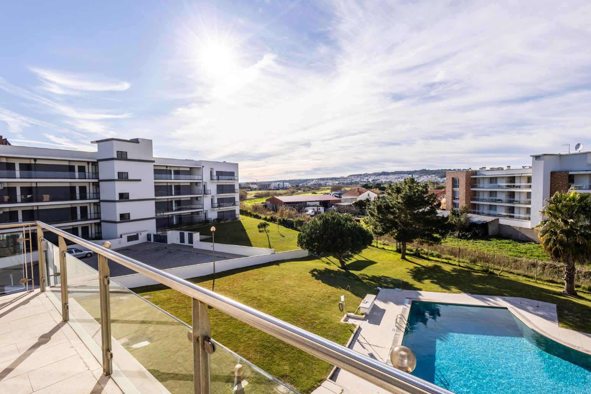 Ferienwohnung Estrela Do Mar São Martinho do Porto Exterior foto